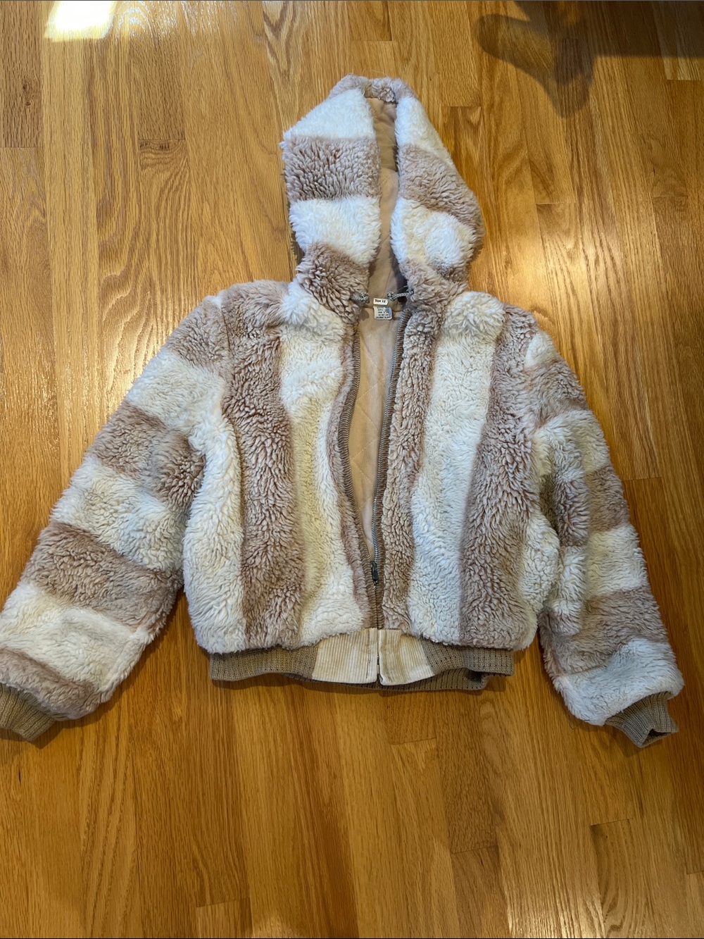 Vintage youth 12 hooded jacket shaggy